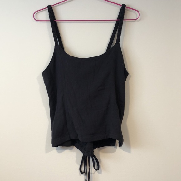 Free People Intimately dark grey corset tank top - Picture 6 of 7
